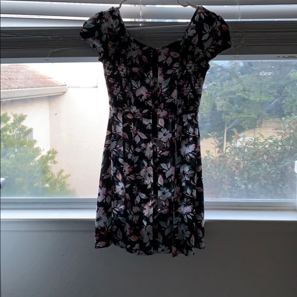 Mudd children 12 dress w/ flower print